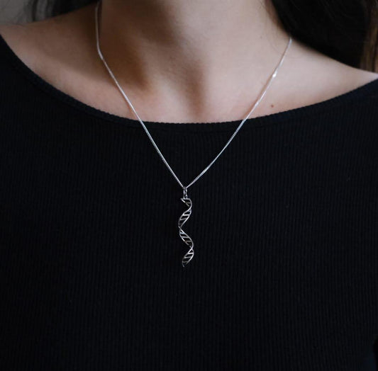 DNA Strand - Science Earrings and Necklaces