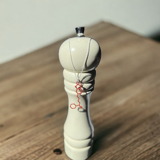 Black Pepper Molecule - Science Earrings and Necklaces