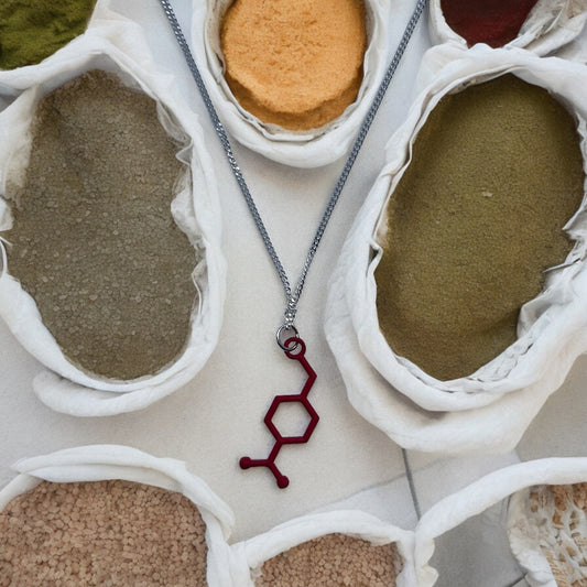 Cumin Molecule - Science Earrings and Necklaces