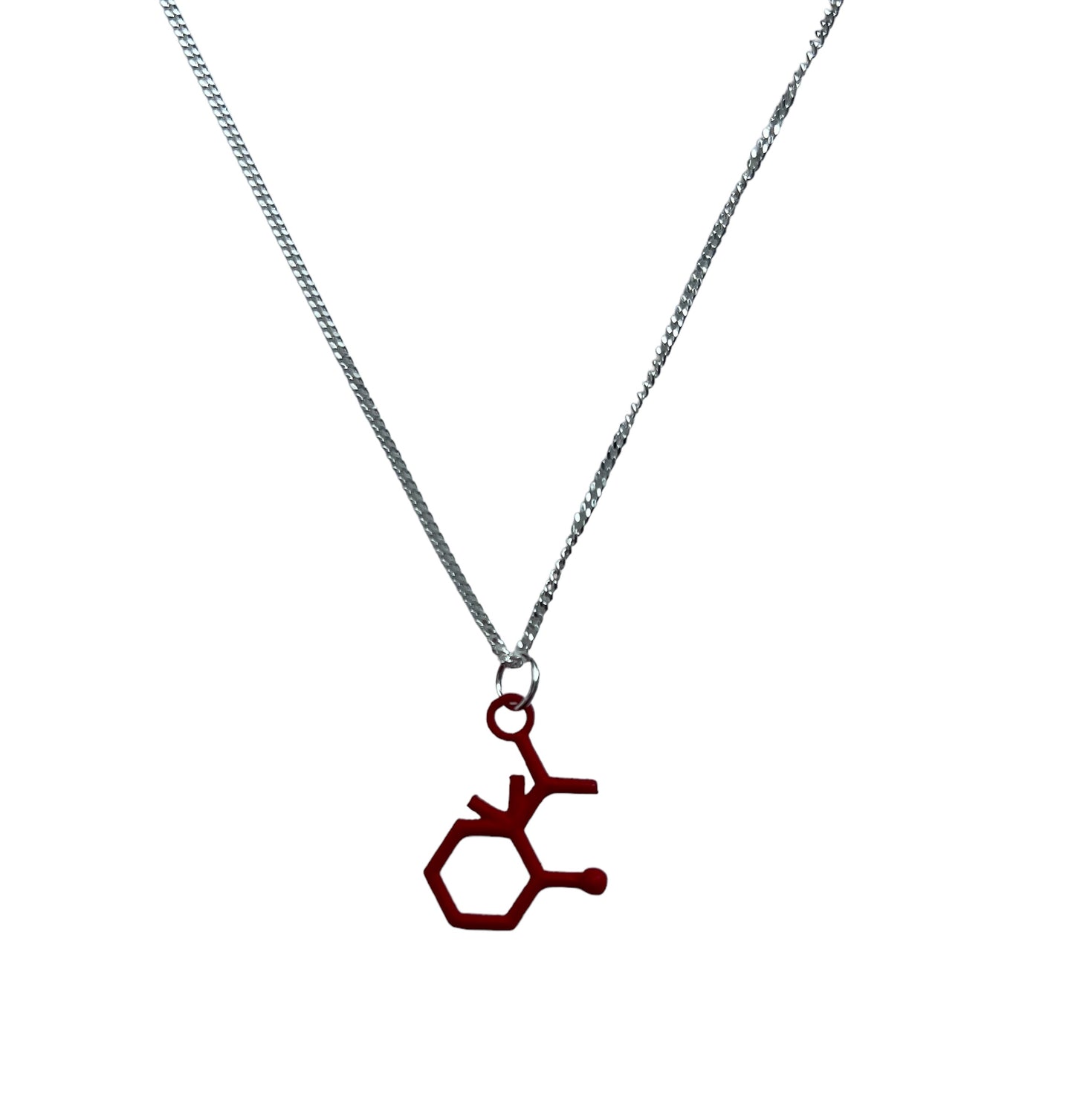 Saffron Molecule - Science Earrings and Necklaces