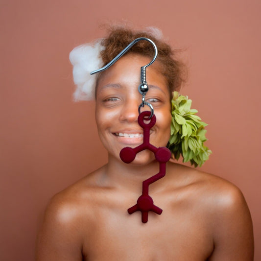 Acetylcholine Molecule - Science Earrings and Necklaces