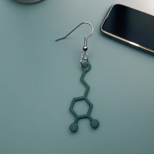 Dopamine - Science Earrings and Necklaces
