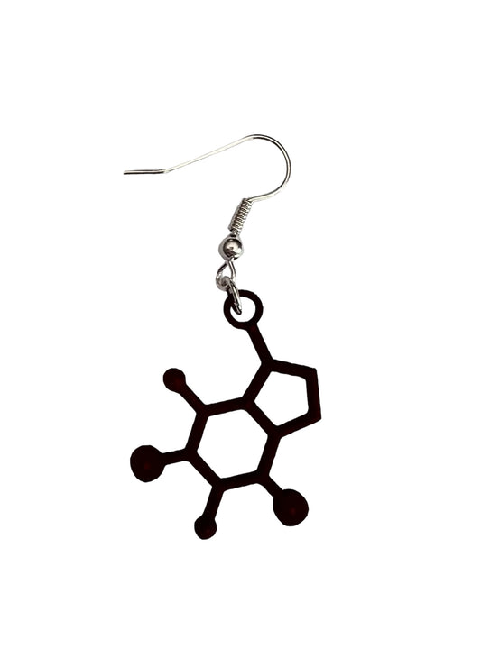 Chocolate Molecule - Science Earrings and Necklaces