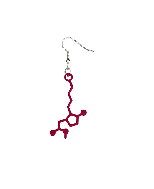 Champagne Molecule - Science Earrings and Necklaces