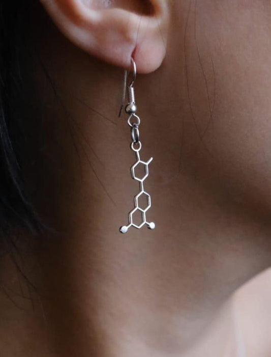 Tea Molecule - Science Earrings and Necklaces