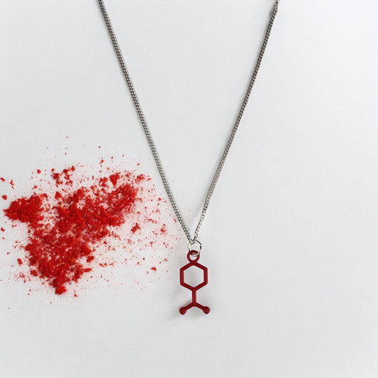 Paprika Molecule Necklace