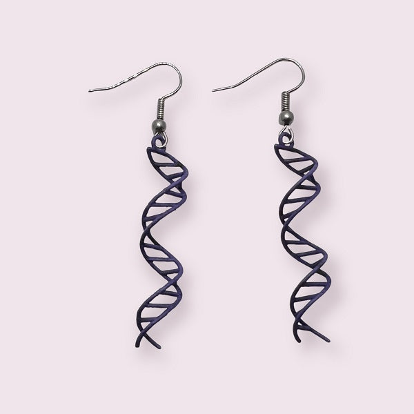 DNA Strand - Science Earrings and Necklaces