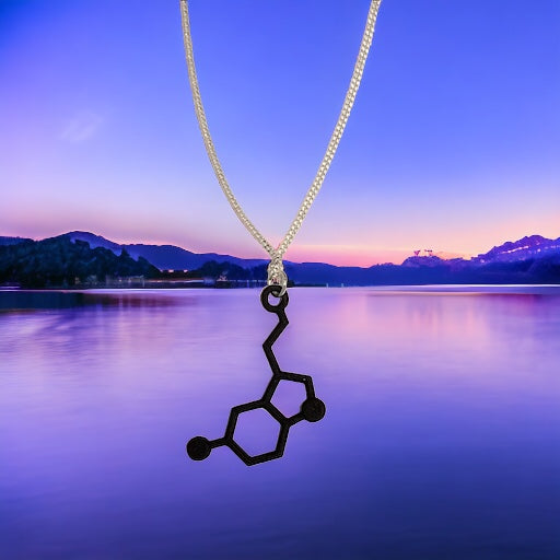 Serotonin Molecule - Science Earrings and Necklaces