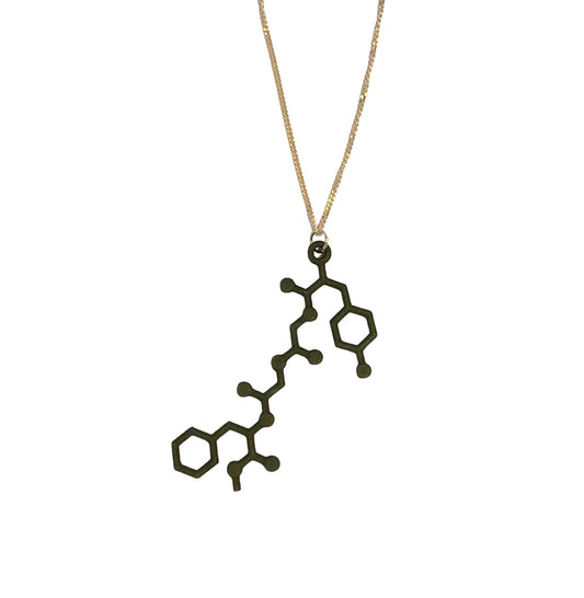 Endorphin Molecule - Science Earrings and Necklaces