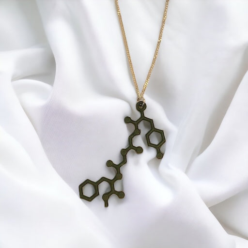 Endorphin Molecule - Science Earrings and Necklaces