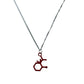 Saffron Molecule - Science Earrings and Necklaces