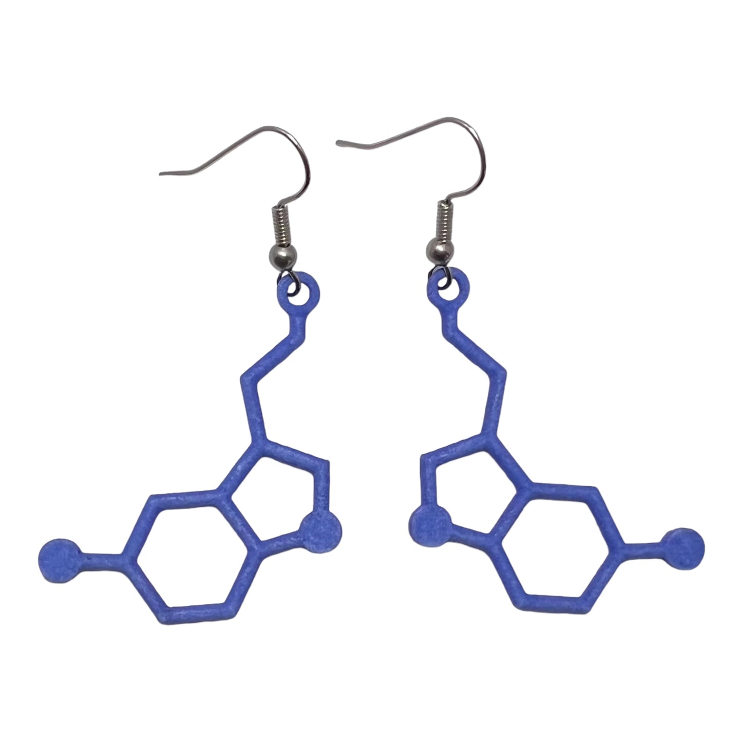 Serotonin Molecule - Science Earrings and Necklaces