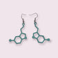 Serotonin Molecule - Science Earrings and Necklaces