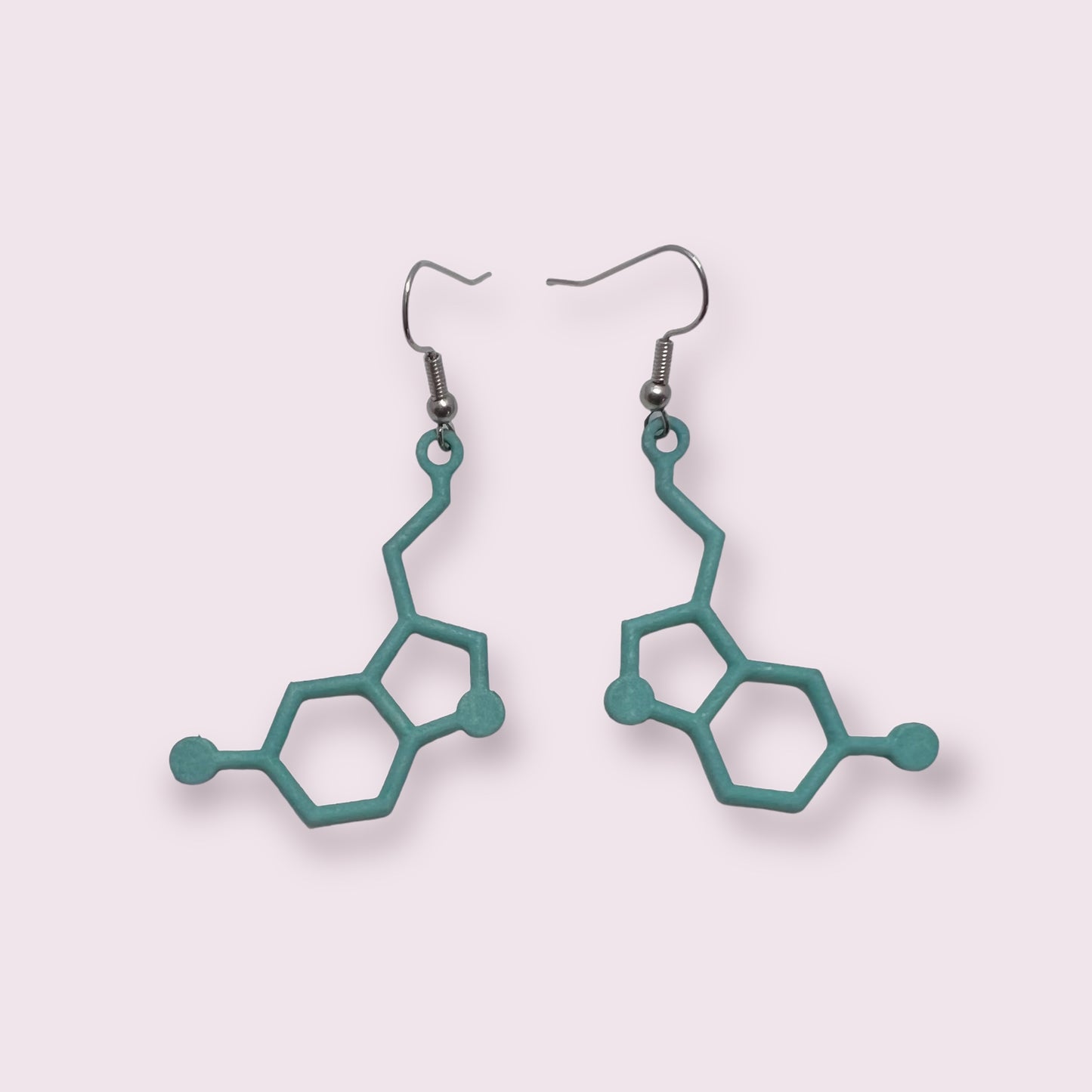 Serotonin Molecule - Science Earrings and Necklaces